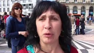 Ibon Fernandez Iradiren aldeko giza katea
