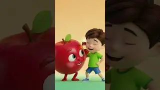 Talking Apple 🍎 | Fun Apple Benefits for Kids | Healthy Food Cartoon | Kids Learning