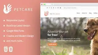 PetCare | Pet Caretakers - HTML Template | Themeforest Website Templates and Themes