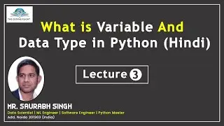 What is Variable And Data Type in Python (Hindi)