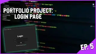 Electron Portfolio App: Login System