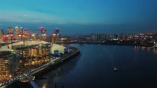 North Greenwich Peninsula Stock Video