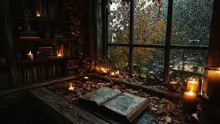 Deep Sleep Instantly 🍁 Gentle Autumn Rain by the Window for Calm & Focus