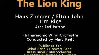 Marc Reift - The Lion King (H. Zimmer / E. John, Arr.: T.Parson)