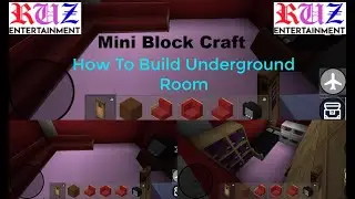 Playing Mini Block Craft - How To build Under Ground Luxury Room??
