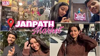 Exploring Janpath Market Delhi🛍️✨| Budget Shopping & Caf&eacute; Hopping⭐️