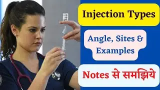 Types Of injection : Sites & Techniques | 5 Different Types Of injections | #injection #medicines