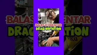 Drag drum fill notation || Drum lesson || #drumlessons #drums #drumfill #drummer #belajardrum #fyp