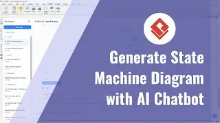 Шаг за шагом: создание диаграмм конечных автоматов с помощью Visual Paradigm AI