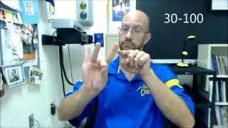 Numbers 30 - 100 | ASL - American Sign Language