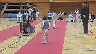 TOKYO OPEN FENCING 2025 U8混鈍小組賽第五場 LEE Yu VS 三浦 多喜