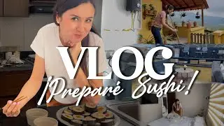 VLOG Preparé Sushi en casa 🍱🍣 + Volví a la Finca 🌿🌱 | Día de SOL