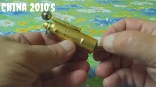 Old vintage  BOWERS (replica) petrol pocket lighter Старая бензиновая карманная зажигалка