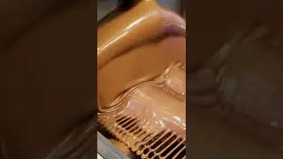Bars Coating with Pomati Tilting Enrobing Belt