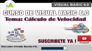 Feasiel - C&aacute;lculo de la Velocidad - Visual Basic