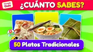 ✈Adivina el País por la Comida: Nivel Turista vs. Nivel Experto