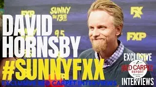 David Hornsby interviewed at the FXX Premiere for It's Aways Sunny S13 red carpet event #SunnyFXX