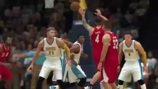 NBA2K17 Clippers flow offense, transition, dribble hand offs