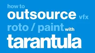 How to Outsource VFX/Roto/Paint Work with Tarantula
