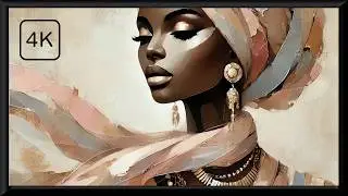 Stunning African Beauty in 4K | 2 Hours of Captivating Abstract Art for TV Display | No Sound