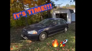 Снимаю весь интерьер моего хэтчбека Honda Civic 1997 года/Turbo build#hondacivic#kswap#civic#diy