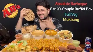 Absolute Barbeque Genie's Couple Veg Buffet Box || Mukbang #mukbang #viralfood #viralvideo #asmr