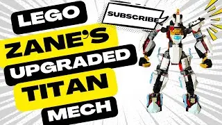 I made a better Zane&rsquo;s Titan Mech! Lego Ninjago Custom MOC! 