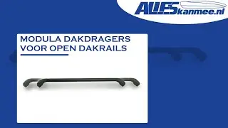 Modula dakdragers voor auto met open dakrails | Alleskanmee.nl