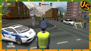 Lamborghini Police Car Traffic Control - Traffic Cop Simulator 3D Android Gameplay