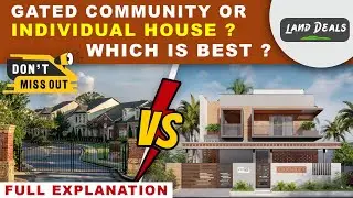 Gated Community Vs Individual House &ndash; Which Is Best? 🏡 Full Comparison in Tamil! |  Land Deals |