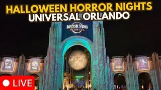 🔴 LIVE: Halloween Horror Nights  HHN 09.14.2025 | Universal Studios Orlando