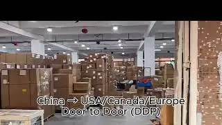 Inside Our China Warehouse | Packing, Palletizing & Loading for USA/Canada (DDP Door to Door)