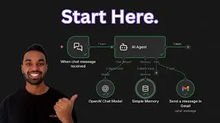 From Zero to Your First AI Agent in under 10 Minutes (No Code, n8n)