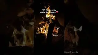 Bonfire therapy#bonfire #beachvibes #beach #winter #romance #camping #viralshorts #qatar #trending