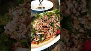 Larb moo from Tom Toon Thai in Richmond.  Spicy and delicious. #thaifood #richmond #melbourne #food