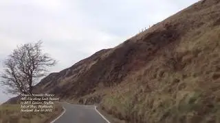 A87, Uig along Loch Snizort to A855,  towards Linicro, Staffin, Isle of Skye, Scotland