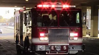 LAFD Engine 5 Responding
