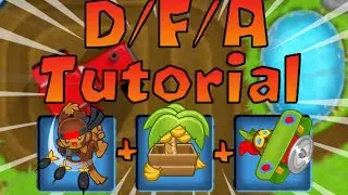 D/F/A Tutorial for beginners !! use for easy wins every time in ceramic crucibles bloons btd battles