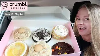 NEW CRUMBL COOKIES Flavors this week Confetti Cake, Chocolate Crumb Oreo, Banana Cream pie