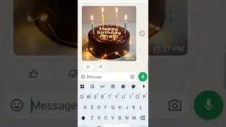 🎂 Happy Birthday Anam | Name Cake Design by Meta AI #ai