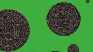 Falling Oreo Cookies Green Screen | FREE HD Green Screen (No copyright)