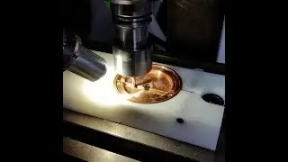 Milling the window in the panel meter bezel