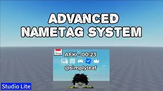 Advanced Nametag System | Studio Lite Tutorial