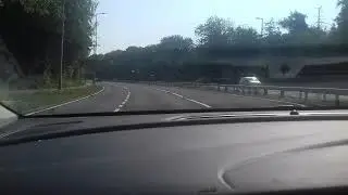 Me filming in The car on The A41 road(4)