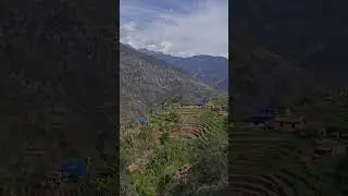 My beloved village nestled in the lap of beautiful mountains#mountains #ruralholidays