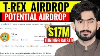 T-Rex New Potential Airdrop Full Guide | T Rex Airdrop Collect Badges 
