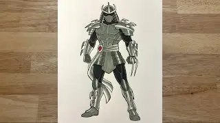 How to draw The Shredder ( TMNT ) 