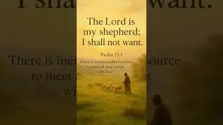 #Psalm23  #GodProvides #FaithInGod #ChristianEncouragement #BibleVerseOfTheDay #Inspirational