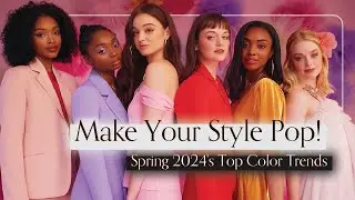 Spring 2024 Color Trends 🌸 | Vibrant Fashion Shades You Need!