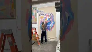 The Painting Process #art #artist #paintingprocess #craft #process #painting #paint #artinprogress